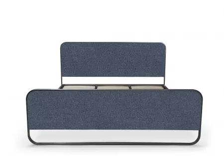 Chloe King Size Double Bed in Grey Color